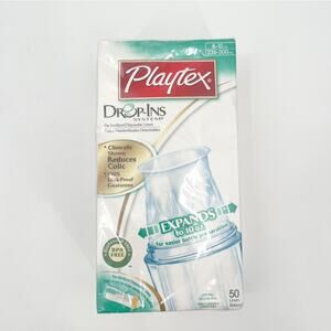 PLAYTEX Drop-Ins System 50 Disposable Liners for Baby New Sealed Packaging